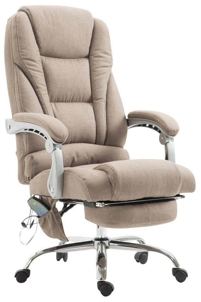 CLP Schreibtischstuhl Pacific Stoff, Massagefunktion, drehbar von CLP