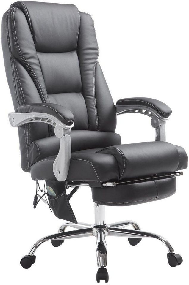 CLP Schreibtischstuhl Pacific V2 Kunstleder, Massagefunktion,drehbar von CLP