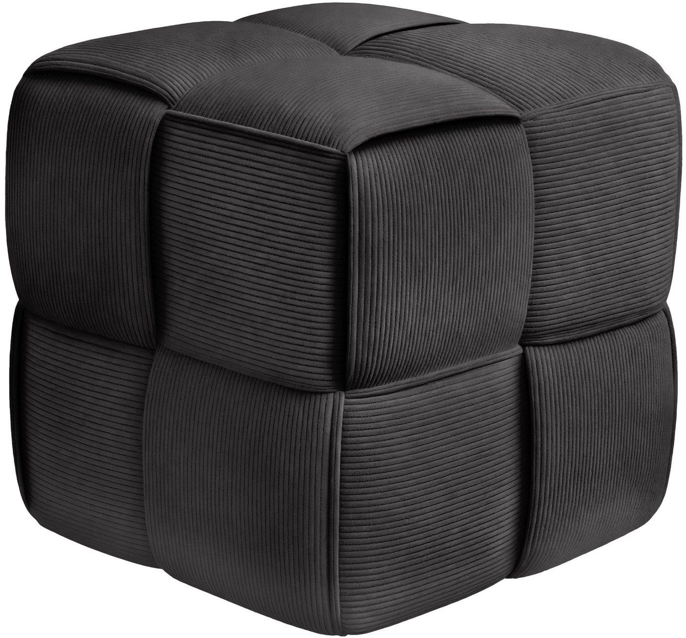 CLP Sitzhocker Sitzhocker Cordstoff Forinta, quadratisch gepolstert, bequem und stabil CLP Sitzhocker Sitzhocker Cordstoff Forinta, quadratisch gepolstert, bequem und stabil von CLP