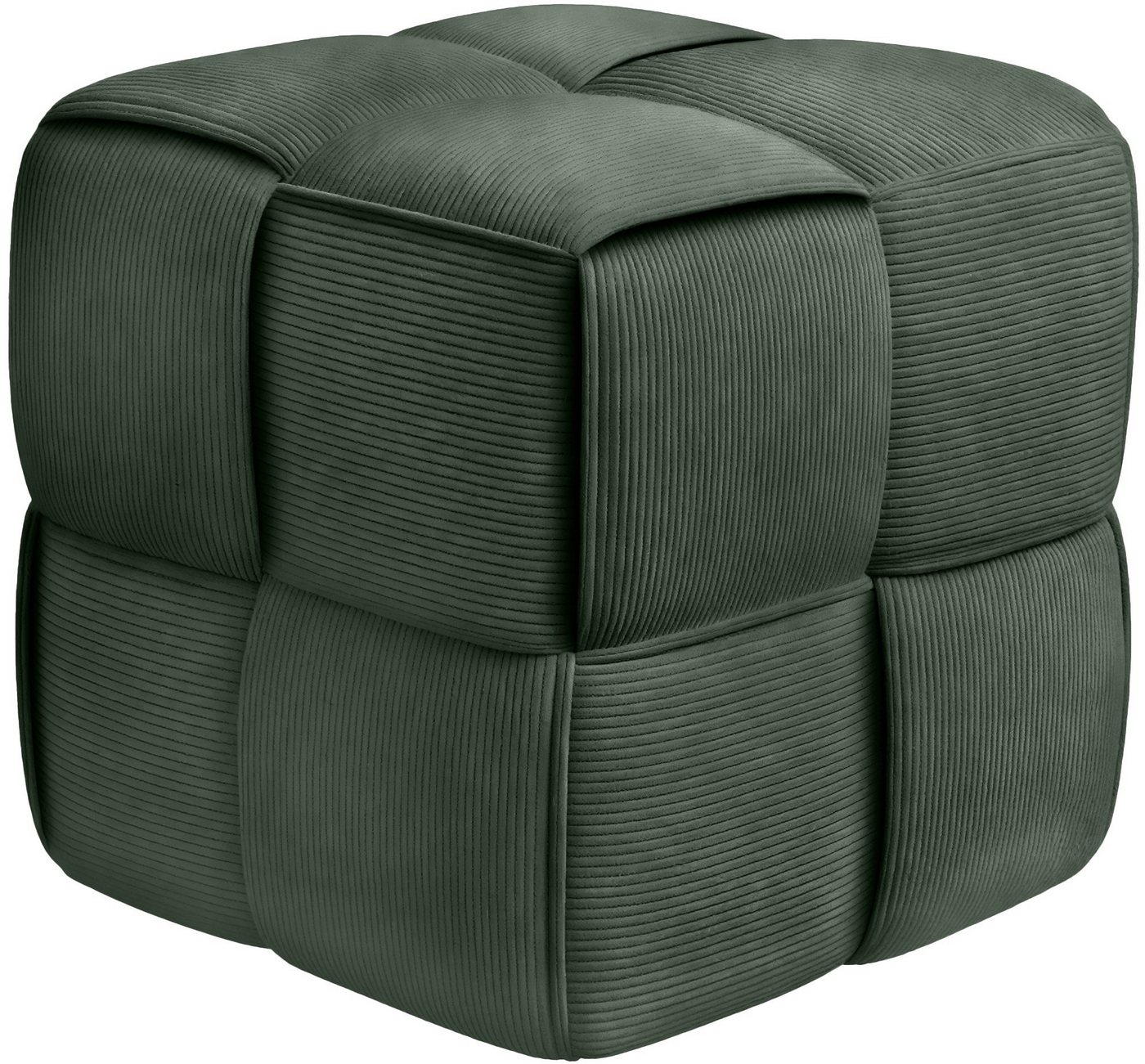 CLP Sitzhocker Sitzhocker Cordstoff Forinta, quadratisch gepolstert, bequem und stabil CLP Sitzhocker Sitzhocker Cordstoff Forinta, quadratisch gepolstert, bequem und stabil von CLP