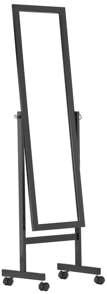 CLP Standspiegel Yolanda, neigbarer Ganzkörperspiegel, mit Rollen von CLP