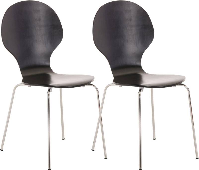 CLP Stapelstuhl 2x Stapelstuhl DIEGO ergonomisch von CLP