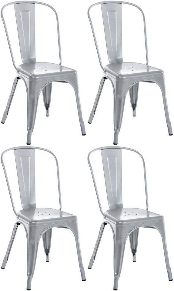 CLP Stapelstuhl Benedikt (4er Set), stapelbar von CLP