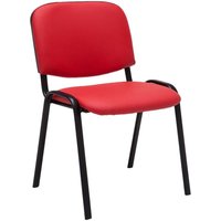 Stapelstuhl Ken Kunstleder rot von CLP