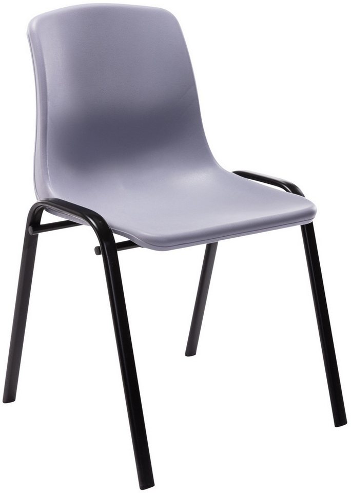CLP Stapelstuhl Nowra, Kunststoff-Sitz mit Rückenlehne, Metallgestell von CLP