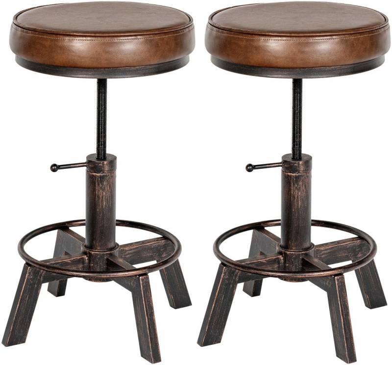 CLP Bistrostuhl 2er Set Hocker Destin von CLP