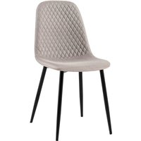 Stuhl Giverny Stoff grau von CLP