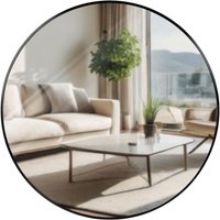 Wandspiegel Elsie schwarz xl Wandspiegel Elsie schwarz xl von CLP