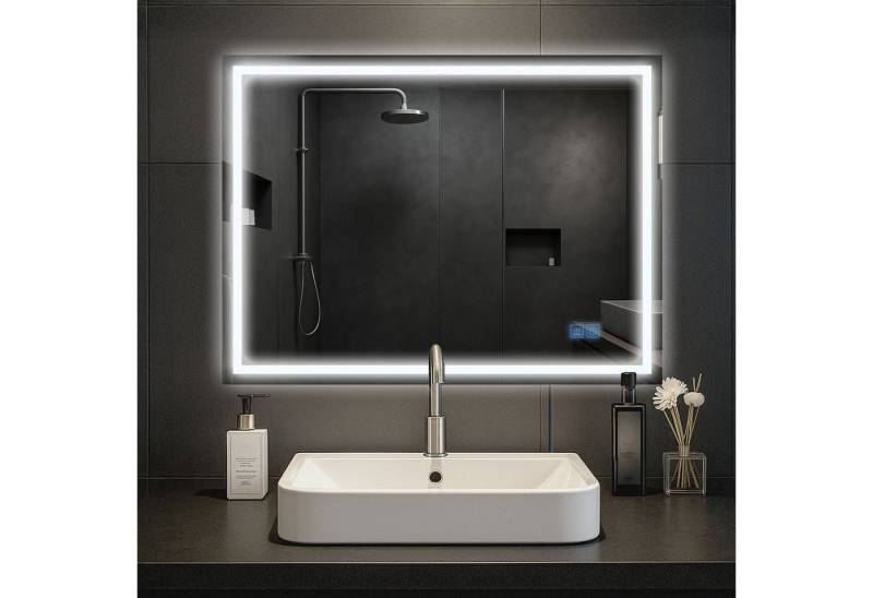 CLP Wandspiegel Jaffrey, Bluetooth-Lautsprecher, Anti-Fog, LED-Licht, IP44 CLP Wandspiegel Jaffrey, Bluetooth-Lautsprecher, Anti-Fog, LED-Licht, IP44 von CLP