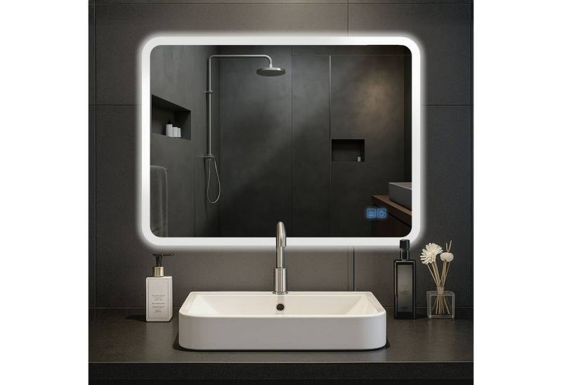 CLP Wandspiegel Jericho, Bluetooth-Lautsprecher, Anti-Fog, LED-Licht, IP44 CLP Wandspiegel Jericho, Bluetooth-Lautsprecher, Anti-Fog, LED-Licht, IP44 von CLP