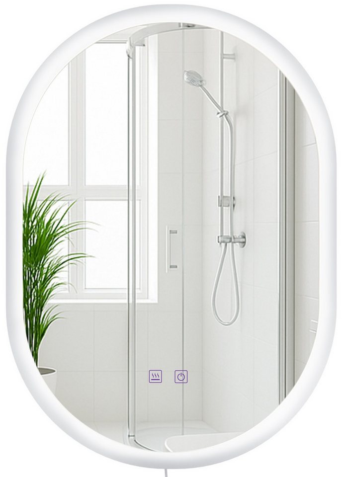 CLP Wandspiegel Karishma, Anti-Beschlag, LED-Licht, dimmbar, 3 Modi, IP44 CLP Wandspiegel Karishma, Anti-Beschlag, LED-Licht, dimmbar, 3 Modi, IP44 von CLP