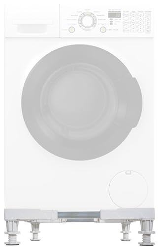 CLP Waschmaschinen-Untergestell Oliver I Universeller Waschmaschinen-Sockel, Farbe:weiß von CLP