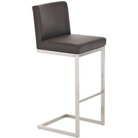 Barhocker Paros Kunstlederbezug braun von CLP