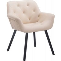 Esszimmerstuhl Cassidy Kunstleder creme schwarz Esszimmerstuhl Cassidy Kunstleder creme schwarz von CLP