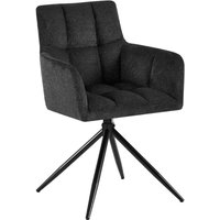 Esszimmerstuhl Jonah Stoff schwarz Esszimmerstuhl Jonah Stoff schwarz von CLP