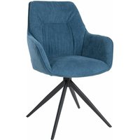 Esszimmerstuhl Jules Stoff blau von CLP