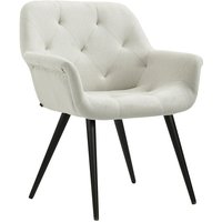Esszimmerstuhl Langford beige Stoff von CLP