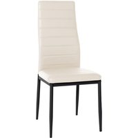 Esszimmerstuhl Mayfair creme Kunstleder von CLP