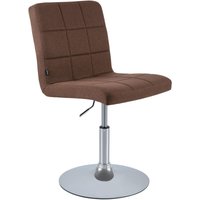 Esszimmerstuhl Ricky Stoff braun von CLP