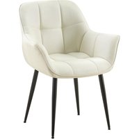 Esszimmerstuhl Roseville creme Stoff von CLP