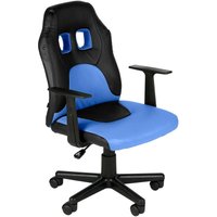 Kinder Gaming Bürostuhl Fun schwarz/blau von CLP