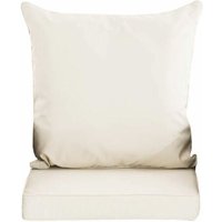 Kissenbezug Sessel Fisolo Rundrattan creme von CLP