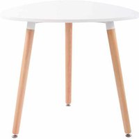 Küchentisch Abenra weiß 80 cm von CLP