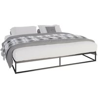 Metallbett Scala schwarz 200x200x25 cm Metallbett Scala schwarz 200x200x25 cm von CLP