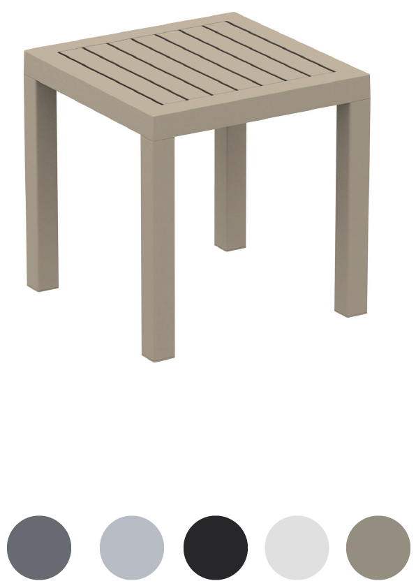 Outdoor-Beistelltisch -Gartenmöbel Terasse Lounge Tisch Balkon- versch. Farben von CLP