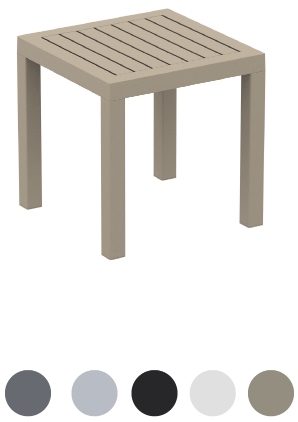 Outdoor-Beistelltisch -Gartenmöbel Terrasse Lounge Tisch Balkon- versch. Farben von CLP