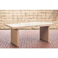 CLP - Polyrattan Tisch Avignon sand 180 cm von CLP