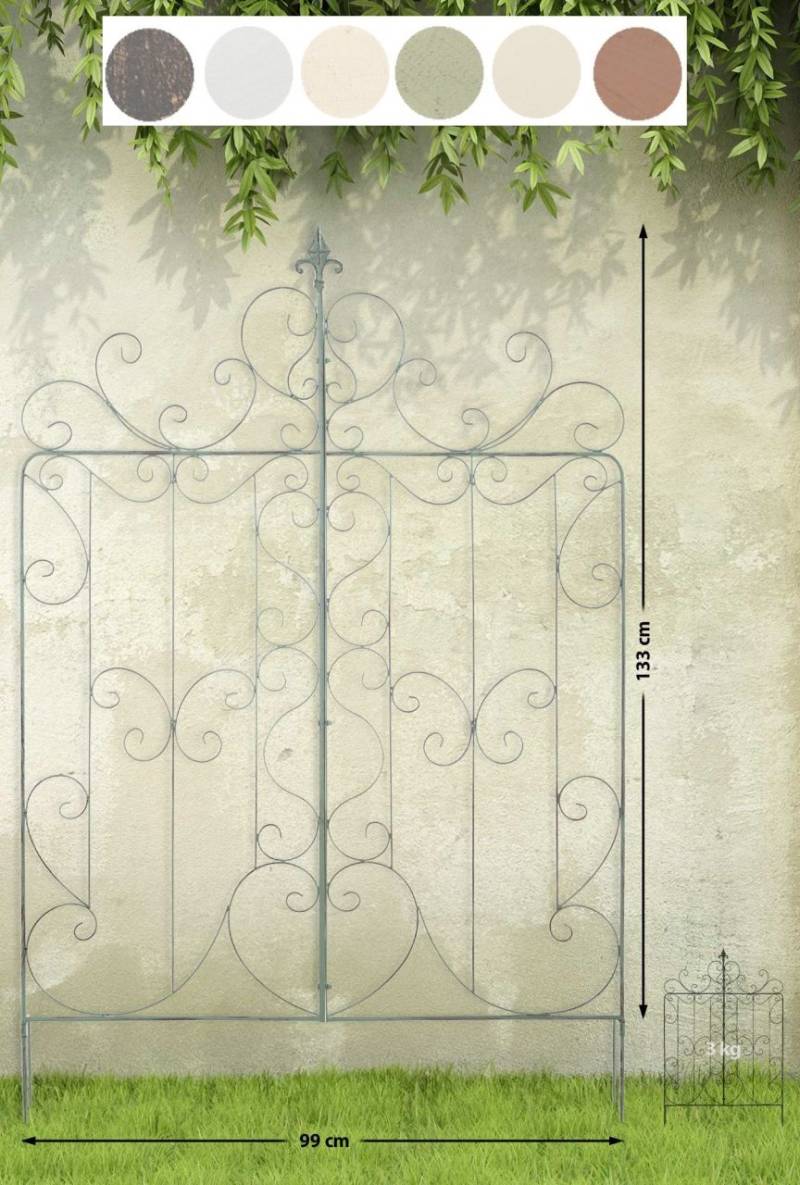 Rankgitter -Rankhilfe Rosensäule Rosenbogen Metall Spalier Garten-versch. Farben von CLP