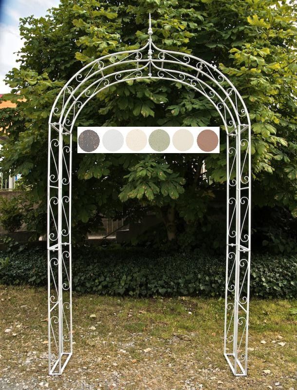 Rosenbogen -Rankhilfe Rosensäule Rankgitter Spalier Garten-versch. Farben von CLP