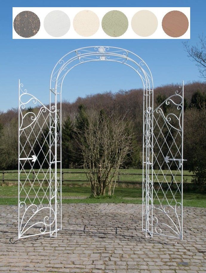 Rosenbogen mit Tor-Rankhilfe Rosensäule Rankgitter Spalier-versch. Farben Rosenbogen mit Tor-Rankhilfe Rosensäule Rankgitter Spalier-versch. Farben von CLP