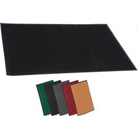 Rutschfeste Fußmatte schwarz 60x90 cm von CLP
