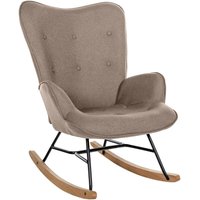 Schaukelstuhl Sanka taupe von CLP