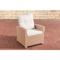 Polyrattan Sessel Fisolo sand cremeweiß von CLP