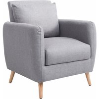 Sessel Tilgard Stoff grau Sessel Tilgard Stoff grau von CLP