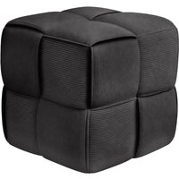 Sitzhocker Cord Forinta dunkelgrau von CLP