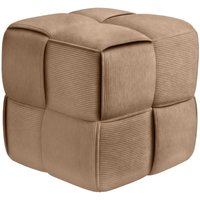 Sitzhocker Cord Forinta taupe Sitzhocker Cord Forinta taupe von CLP
