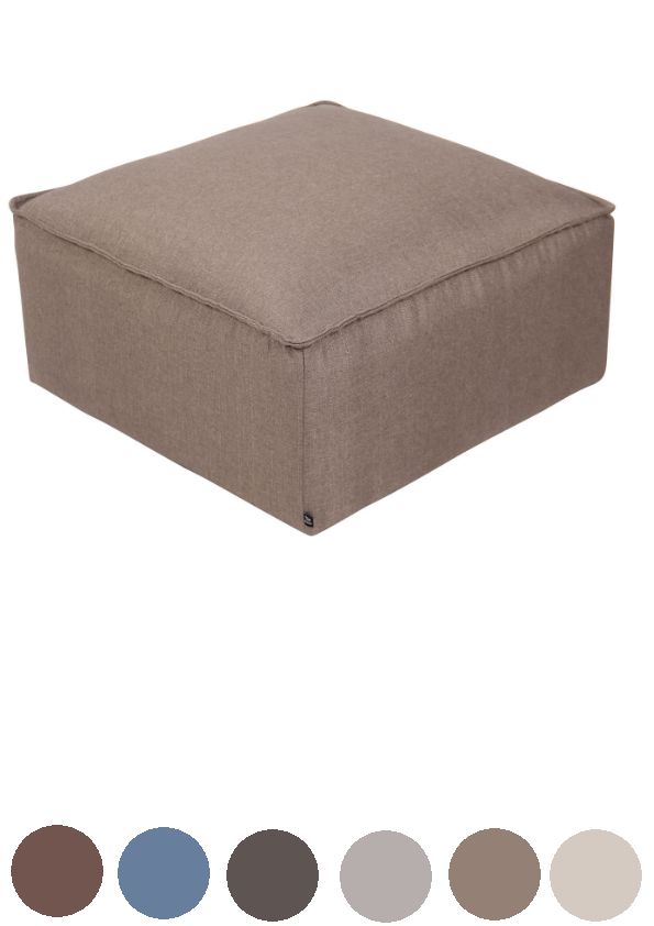 Sitzhocker Sitzpouf Schminkhocker Polsterhocker Sitzwürfel Sitzsack Hocker Pouf von CLP