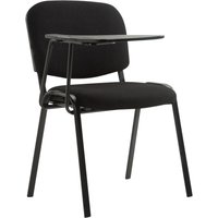 Stuhl Ken mit Klapptisch Stoff, schwarz Stuhl Ken mit Klapptisch Stoff, schwarz von CLP
