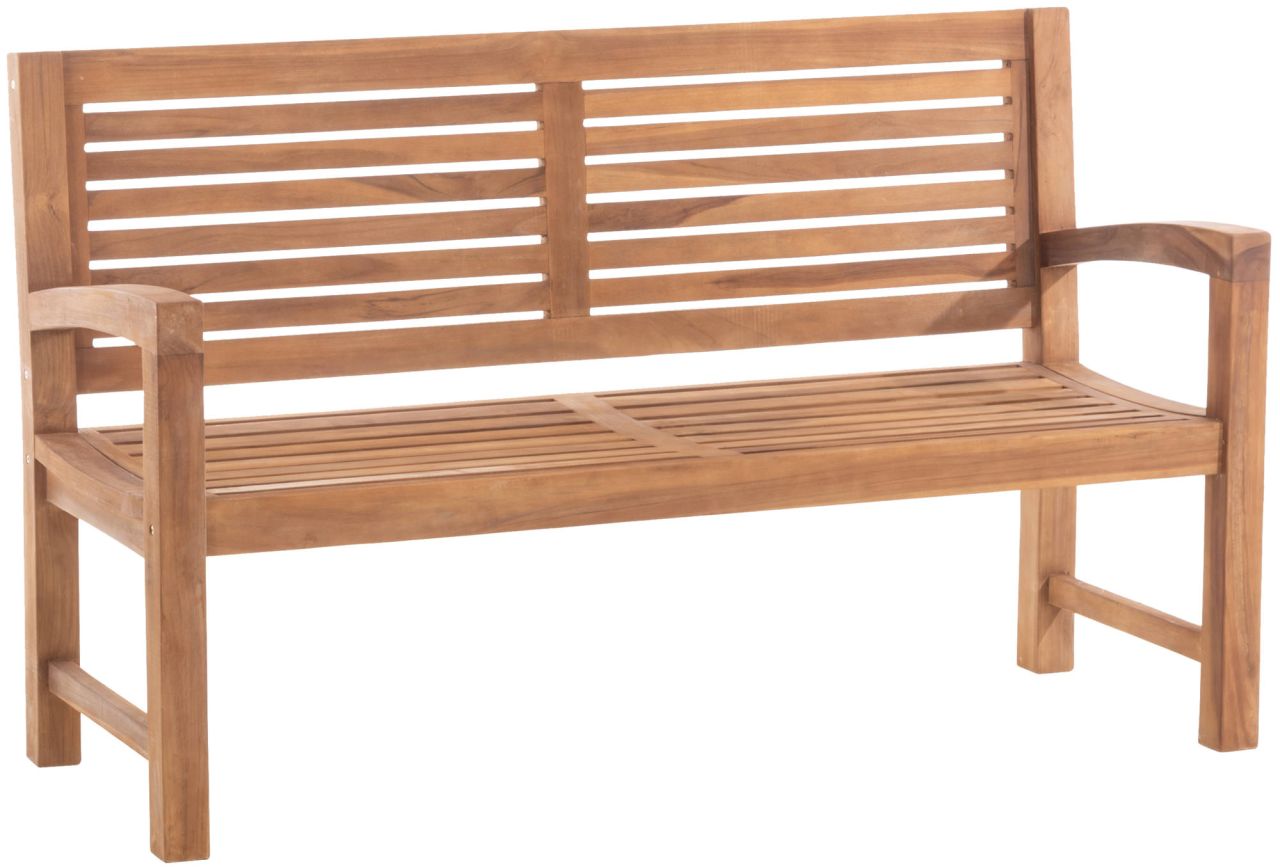 Teakbank 150- Gartenbank Holzbank outdoor Sitzbank massiv Parkbank Teakholz von CLP
