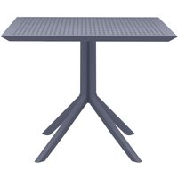 CLP - Tisch Sky 80 x 80 cm dunkelgrau von CLP