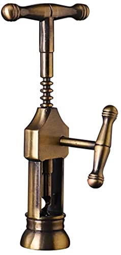 CLQ Retro Korkenzieher Home Weinkorkenzieher Kreative Multifunktionale Rotary Titanlegierung Korkenzieher Werkzeugsatz Flaschenöffner-A von CLQ
