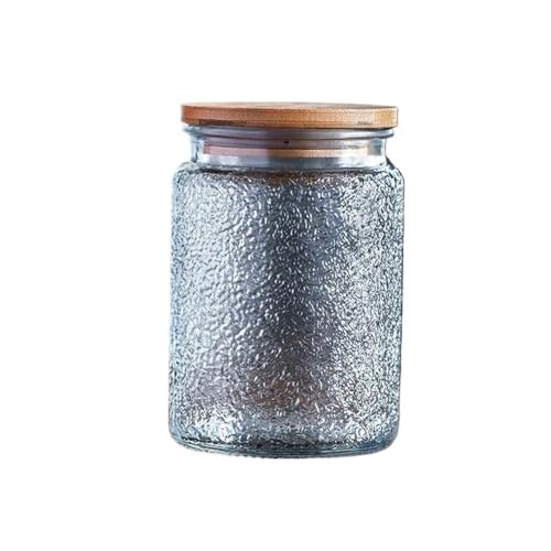CLQYXRMVC Butterdose Butterdose mit Deckel, geprägtes Muster aus Glas, multifunktionale Aufbewahrungsbehälter for die Küche Butterbehälter von CLQYXRMVC