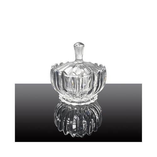 CLQYXRMVC Butterdose Butterdose mit Deckel, rund, aus Glas, Bonbonglas for die Küche, multifunktionaler Organizer Butterbehälter von CLQYXRMVC