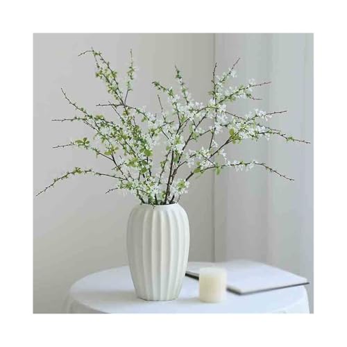 CLQYXRMVC Gefälschte Blumen Mit Keramikvase Schneeweidenzweig Simulationsblume Grün Gefälschte Blumen Home Wohnzimmer Ornamente künstliche Blumen Dekoration CLQYXRMVC Gefälschte Blumen Mit Keramikvase Schneeweidenzweig Simulationsblume Grün Gefälschte Blumen Home Wohnzimmer Ornamente künstliche Blumen Dekoration von CLQYXRMVC