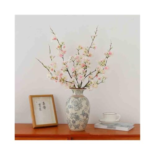 CLQYXRMVC Gefälschte Blumen Simulation Blume Pfirsich Blossom Zweig Gefälschte Blume Anordnung Wohnzimmer Hause Esstisch künstliche Blumen Dekoration von CLQYXRMVC