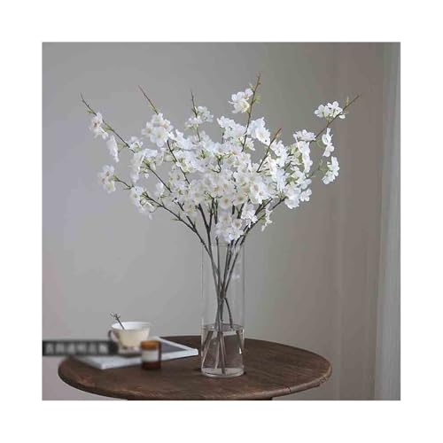 CLQYXRMVC Gefälschte Blumen Simulation Kirschblüte Wohnzimmer Gefälschte Blume Dekorative Anordnung Transparent Vase Innen künstliche Blumen Dekoration CLQYXRMVC Gefälschte Blumen Simulation Kirschblüte Wohnzimmer Gefälschte Blume Dekorative Anordnung Transparent Vase Innen künstliche Blumen Dekoration von CLQYXRMVC